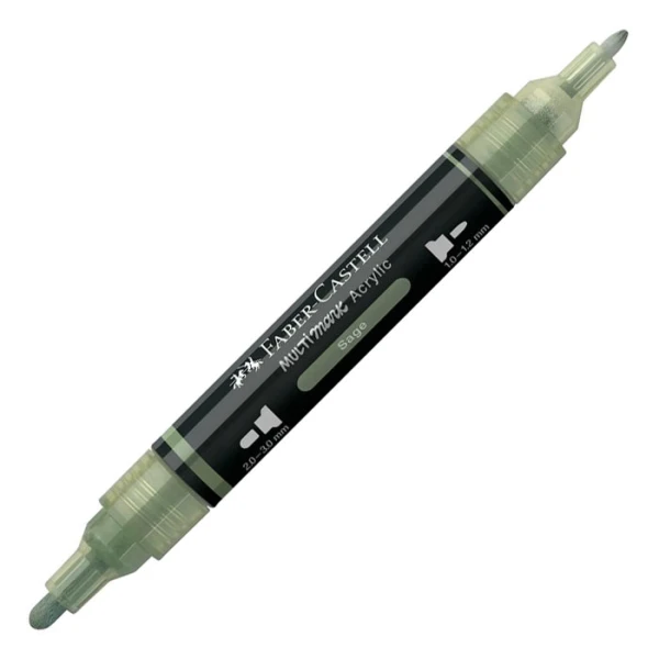 FABER-CASTELL ΑΚΡΥΛΙΚΟΣ ΜΑΡΚΑΔΟΡΟΣ MULTIMARK ΧΡΩΜΑ 172 SAGE
