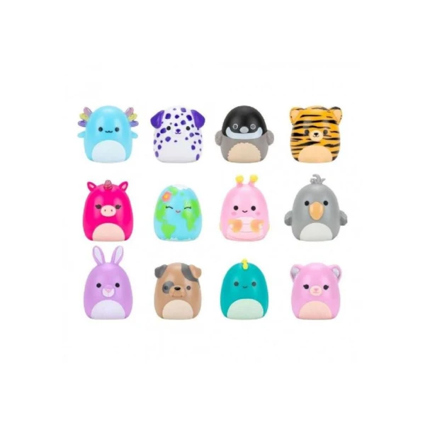 SQUISHMALLOWS SQUISH-A-LONGS ΣΤΥΛΟ-ΘΗΚΗ ΕΚΠΛΗΞΗ 4 ΘΕΣΕΩΝ ΜΕ 2 ΦΙΓΟΥΡΕΣ W6