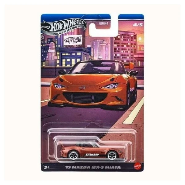 HOT WHEELS SILVER SERIES ΑΥΤΟΚΙΝΗΤΑΚΙΑ COMPACT KINGS - 5 ΣΧΕΔΙΑ