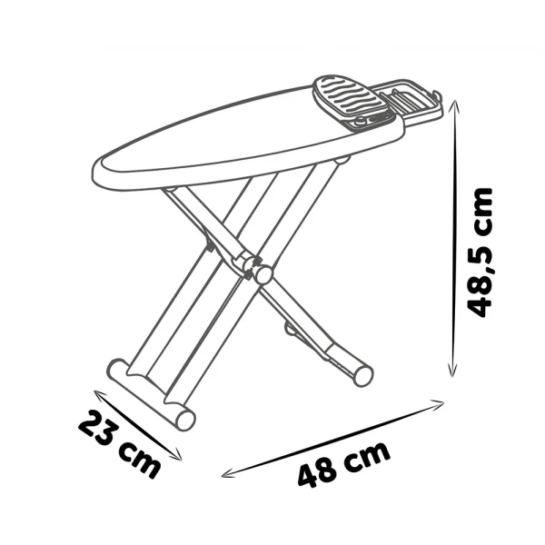 SMOBY TEFAL IRONING BOARD AND STREAM IRON