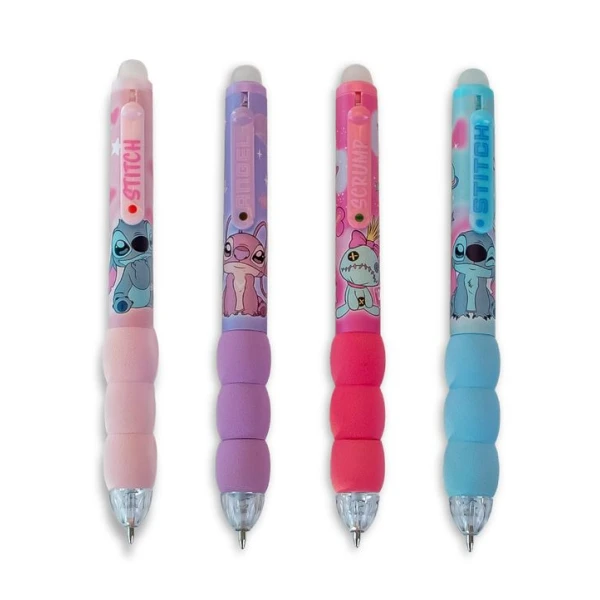 SET OF 4 PUFFY GRIP PENS STITCH