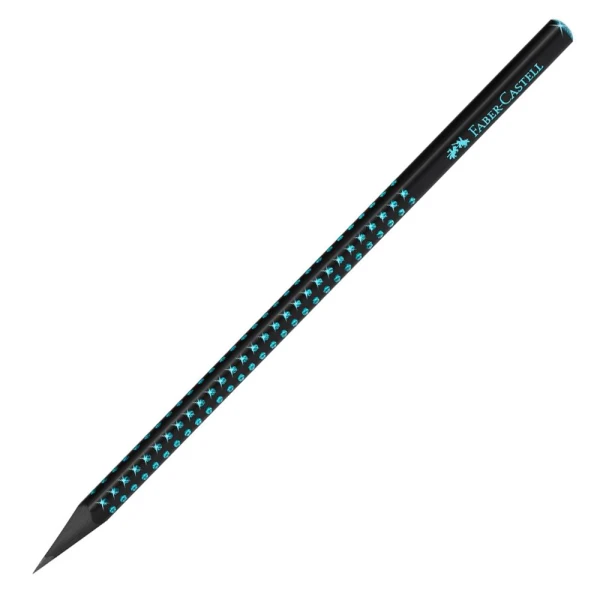 FABER-CASTELL SPARKLE PENCILS MIDNIGHT PINK-GOLD-LIGHT BLUE - 3 COLOURS