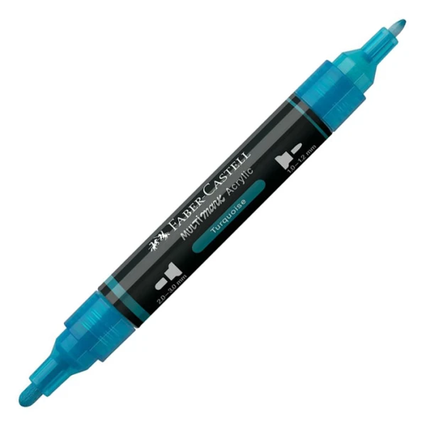 FABER-CASTELL ACRYLIC MARKER MULTIMARK COLOUR 313 TURQUOISE