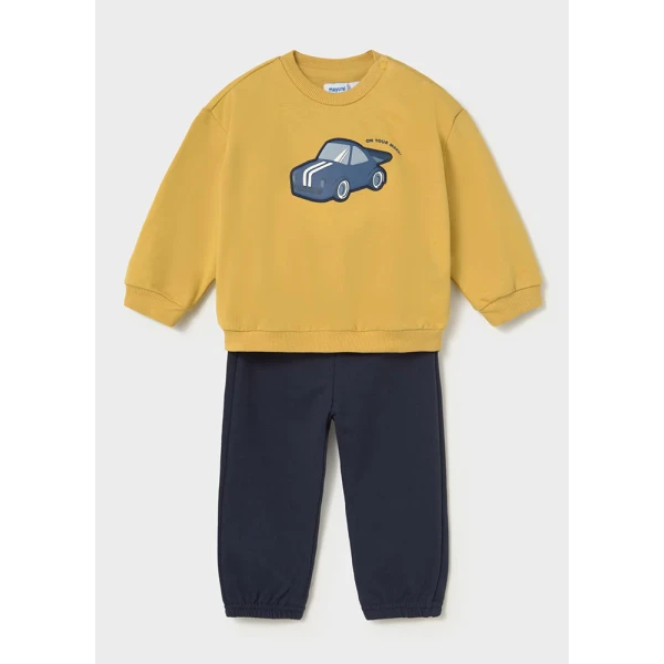 MAYORAL TRACKSUIT SWEATSHIRT PANTS MUSTARD