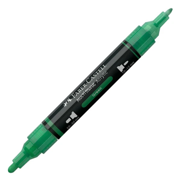 FABER-CASTELL ACRYLIC MARKER MULTIMARK COLOUR 316 GREEN