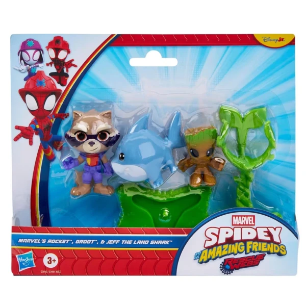SPIDEY SAF RESCUE WEB ΣΕΤ ΦΙΓΟΥΡΕΣ ME JEFF THE LAND SHARK