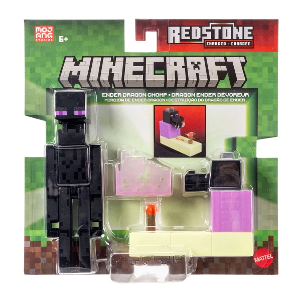 MINECRAFT REDSTONE CHARGED ΒΑΣΙΚΗ ΦΙΓΟΥΡΑ ΜΕ ΑΞΕΣΟΥΑΡ ENDER DRAGON CHOMP