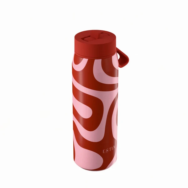 ESTIA HOME ART ΘΕΡΜΟΣ PULSE SAVE THE AEGEAN 500ml CORAL WAVES