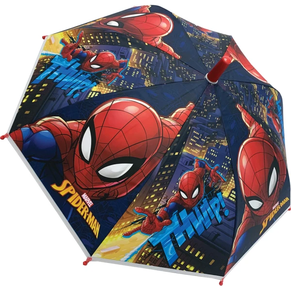 ΟΜΠΡΕΛΑ 1S ΑΠΛΗ ΜΕ ΑΝΟΙΓΜΑ ΑΣΦΑΛΕΙΑΣ 38 εκ. POE THWIP SPIDERMAN