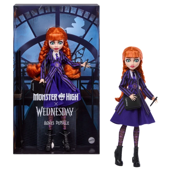 ΣΥΛΛΕΚΤΙΚΗ ΚΟΥΚΛΑ MONSTER HIGH X WEDNESDAY – AGNES DEMILLE