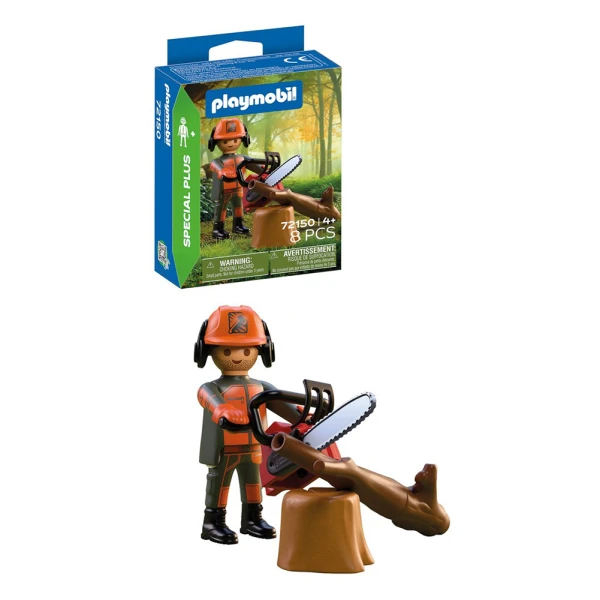 PLAYMOBIL SPECIAL PLUS ΞΥΛΟΚΟΠΟΣ ΜΕ ΑΛΥΣΟΠΡΙΟΝΟ