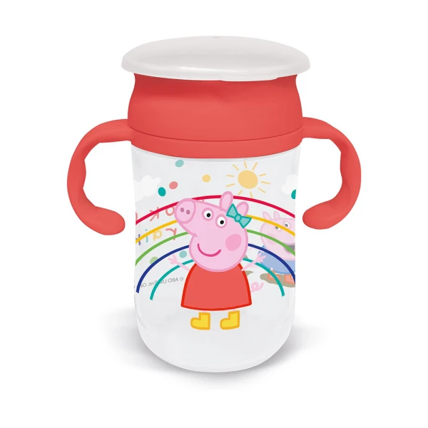 ΠΟΤΗΡΙ ΕΚΠΑΙΔΕΥΣΗΣ 395ml ΓΙΑ ΝΗΠΙΑ 360 PEPPA PIG