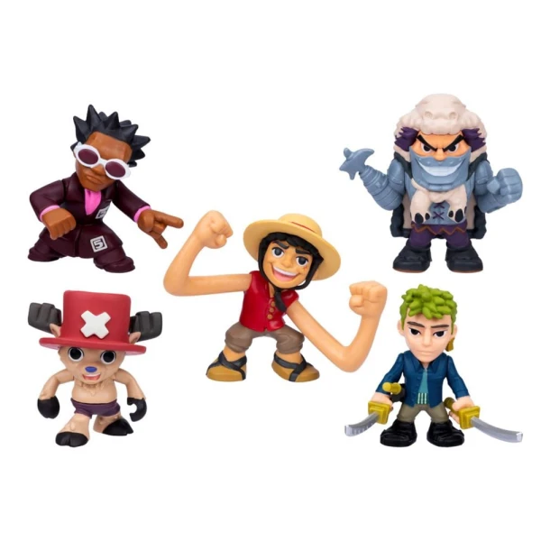 ONE PIECE 5-PACK SET MINI COLLECTIBLE FIGURES