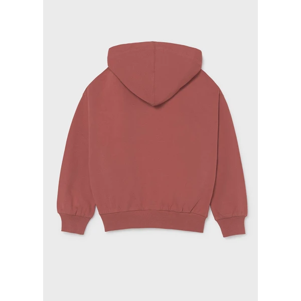 MAYORAL FLEECE WITH HOOD  TERRACOTTA 