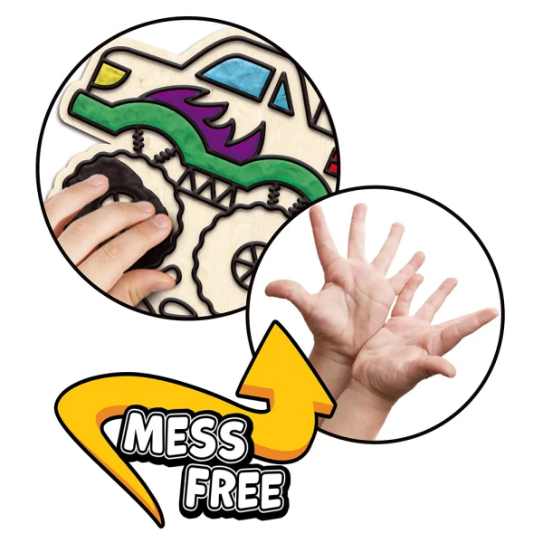 SPLAT PLANET MESS-FREE ΣΕΤ ΖΩΓΡΑΦΙΚΗΣ ΜΕ ΠΗΛΟ RACE CARS