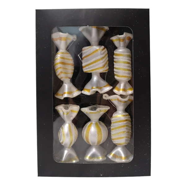 GLASS CANDIES - 4 COLOURS