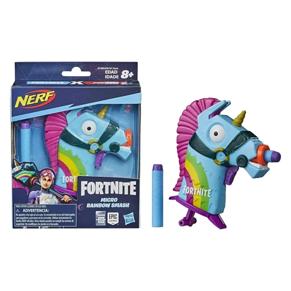 NERF ΕΚΤΟΞΕΥΤΗΣ FORTNITE MICRO RAINBOW SMASH