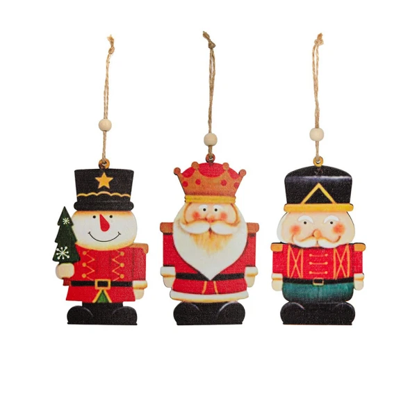 CHRISTMAS ORNAMENT 12 cm FIGURES - 3 DESIGNS