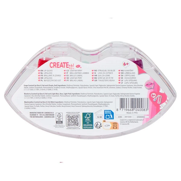 CREATE IT! LIP GLOSS 6 τεμ. ΣΕ ΘΗΚΗ