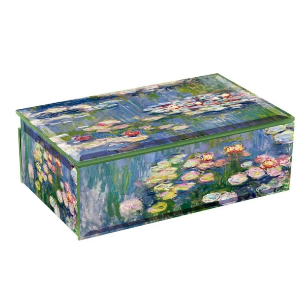 LE MUSEE COLLECTION ΓΥΑΛΙΝΗ ΜΠΙΖΟΥΤΙΕΡΑ 18X13X6 εκ. MONET NYMPHEAS
