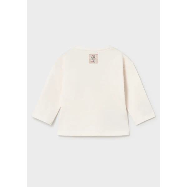 MAYORAL T-SHIRT LONG SLEEVES POWDER