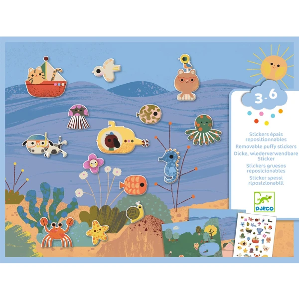 DJECO I CREATE STICKERS SUMMER
