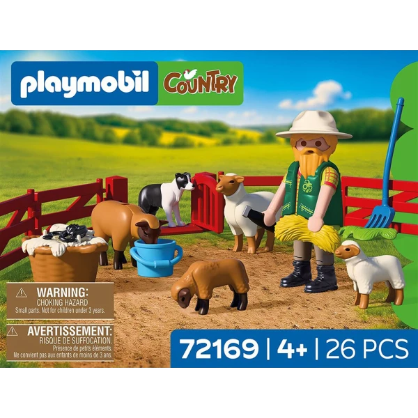 PLAYMOBIL COUNTRY ΒΟΣΚΟΣ ΜΕ ΤΟ ΚΟΠΑΔΙ ΤΟΥ