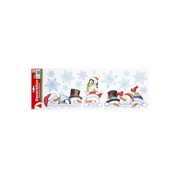 CHRISTMAS WINDOW STICKERS - 2 DESIGNS