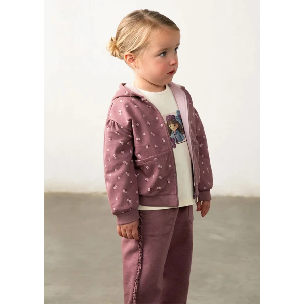 MAYORAL TRACKSUIT 3 PIECES  DARK VIOLET