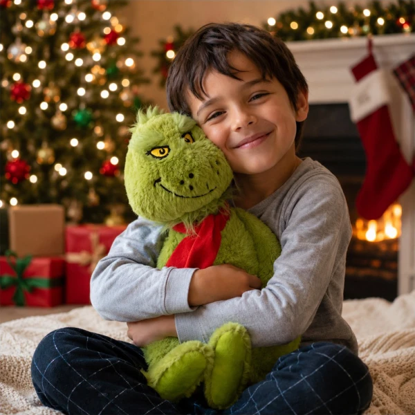 ΛΟΥΤΡΙΝΟ GRINCH ΜΕ ΚΑΣΚΟΛ 50 εκ.