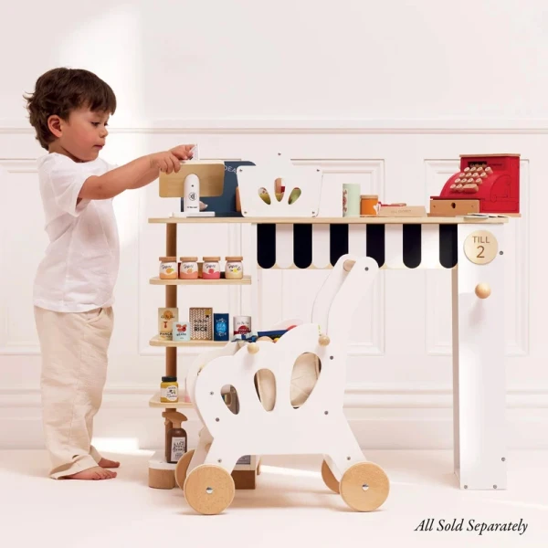 LE TOY VAN ΞΥΛΙΝΟ ΣΕΤ SCANNER ΚΑΙ ΑΞΕΣΟΥΑΡ 9X14X15 εκ.