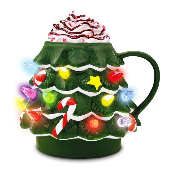 MIKAMAX LIGHT-UP LED CHRISTMAS MUG 200ml