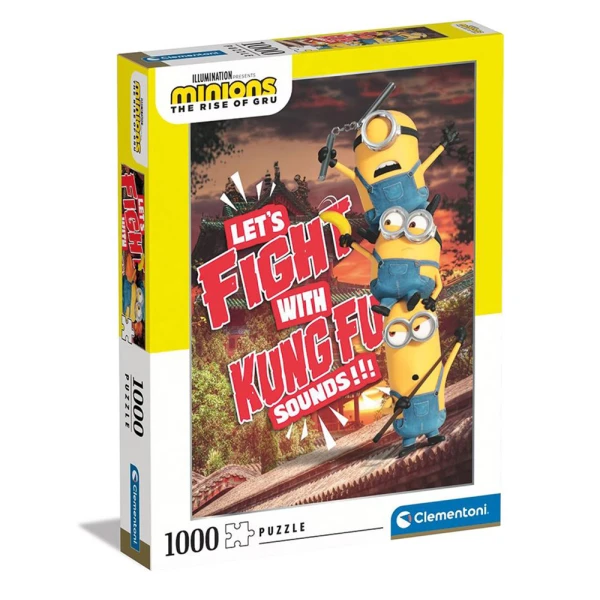 CLEMENTONI ΠΑΖΛ H.Q. MINIONS 1000 τεμ.