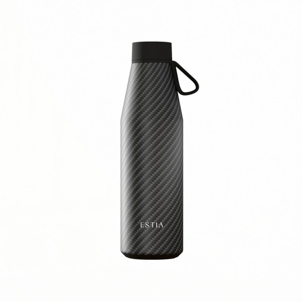 ESTIA HOME ART ΘΕΡΜΟΣ FLOW SAVE THE AEGEAN 500ml CARBON FIBRE
