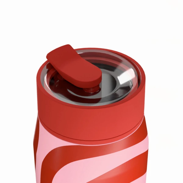 ESTIA HOME ART ΘΕΡΜΟΣ LENS SAVE THE AEGEAN 360ml CORAL WAVES