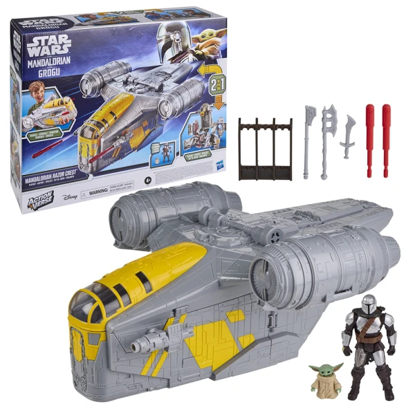 STAR WARS ACTION VERSE ΣΕΤ ΠΑΙΧΝΙΔΙΟΥ MANDALORIAN RAZOR CREST