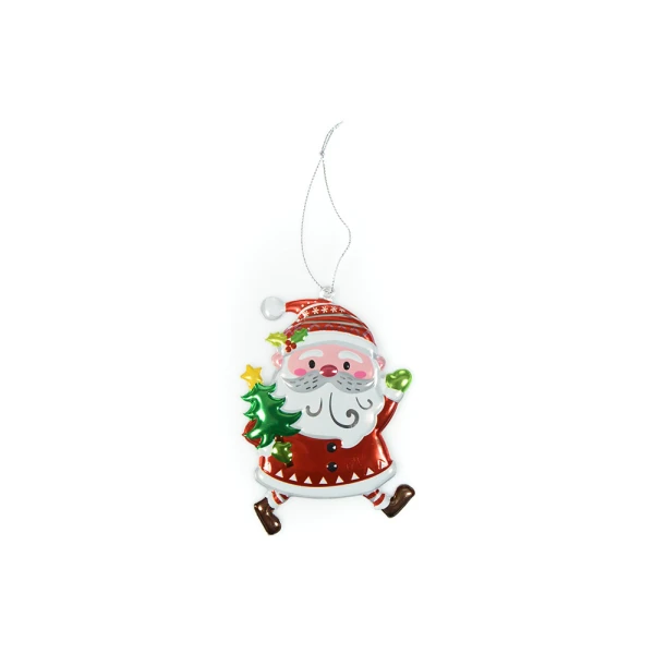 CHRISTMAS ORNAMENT METALLIZE POP UP 30X10 cm - 3 DESIGNS