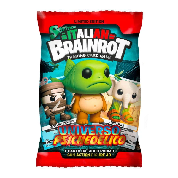 SKIFIDOL ITALIAN BRAINROT ΜΠΡΕΛΟΚ ΦΙΓΟΥΡΑ ΕΚΠΛΗΞΗ 5.5 εκ. PSYCHEDELIC UNIVERSE ΚΑΙ ΚΑΡΤΑ