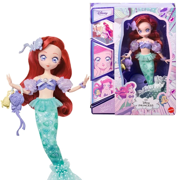 DISNEY PRINCESS ΣΥΛΛΕΚΤΙΚΗ ΚΟΥΚΛΑ MANGA - ΑΡΙΕΛ