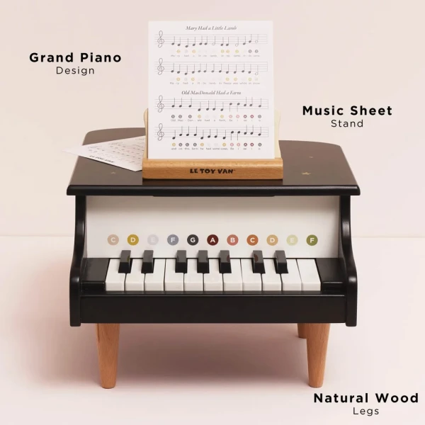 LE TOY VAN ΞΥΛΙΝΟ ΠΑΙΧΝΙΔΙ GRAND PIANO