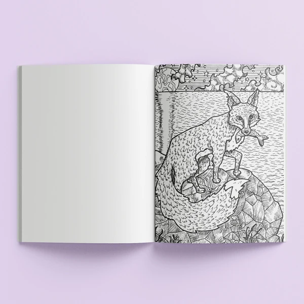 HINKLER ART MAKER STICKER COLOURING BOOK - ENCHANTED FOREST