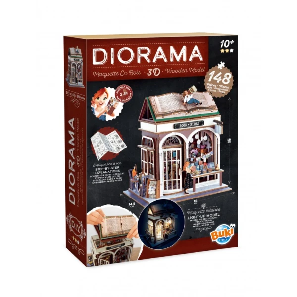 ΒΙΒΛΙΟΠΩΛΕΙΟ DIORAMA 3D ΚΑΤΑΣΚΕΥΗ