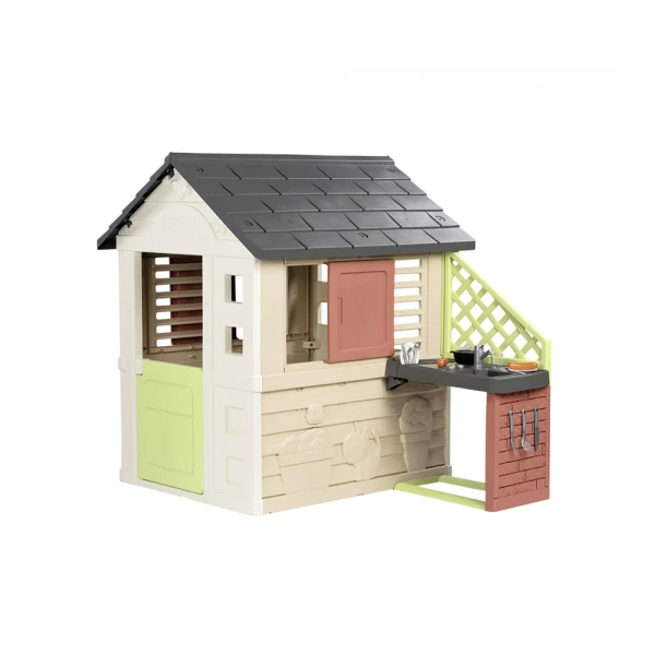 SMOBY LIFE ΣΠΙΤΑΚΙ NATURE PLAYHOUSE ΚΑΙ ΚΟΥΖΙΝΑ