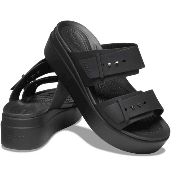 CROCS BROOKLYN BUCKLE LOWWDG BLACK