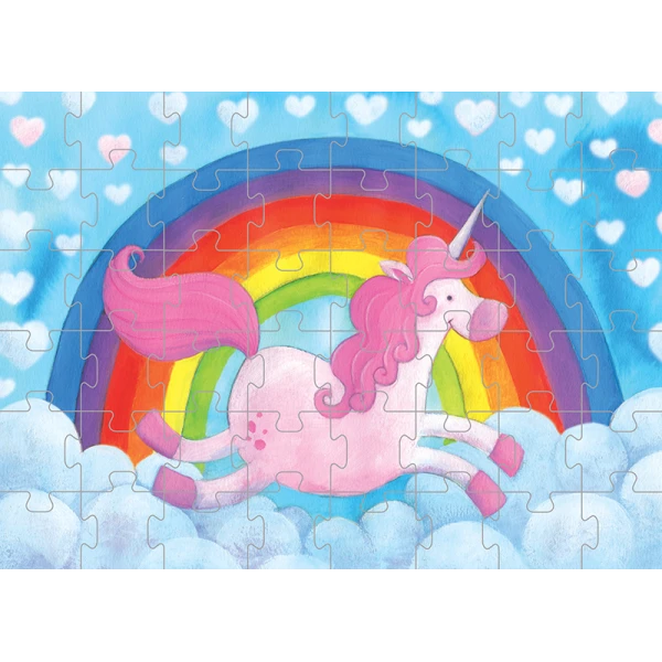 50-50 GAMES PUZZLE UNICORN CASE 48 PCS.
