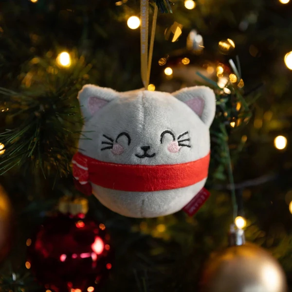 LEGAMI PLUSH HANGING OH-OH ORNAMENT - KITTY