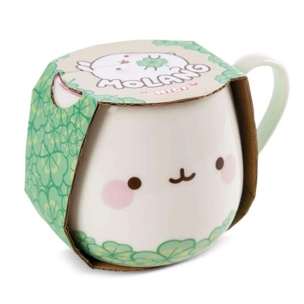 NICI ΚΟΥΠΑ 400ml MOLANG ΜΕ ΦΥΛΛΟ ΤΡΙΦΥΛΛΙΟΥ ΣΕ ΚΟΥΤΙ ΔΩΡΟΥ