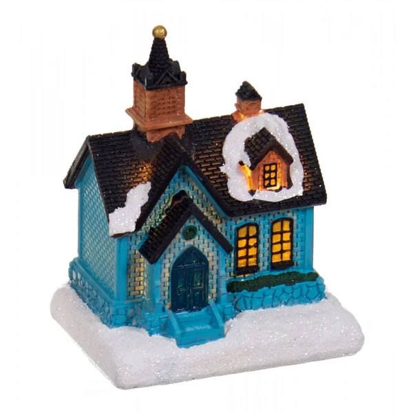 LIGHTED HOUSE 8X5.8X10 cm - SEVERAL DESIGNS