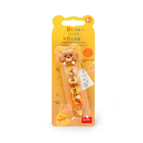 LEGAMI 2 ΣΕ 1 ΔΙΟΡΘΩΤΙΚΗ ΤΑΙΝΙΑ ΚΑΙ ΚΟΛΛΑ TEDDY BEAR