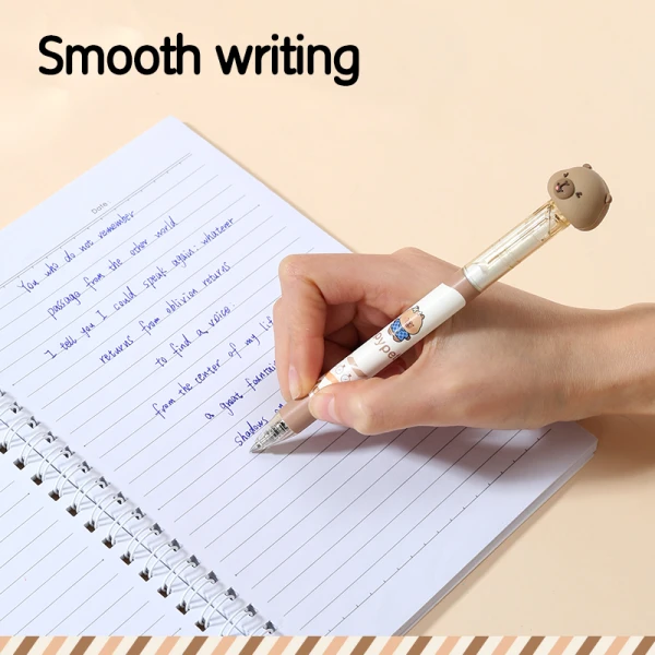 DELI CAPYBARA BLUE PEN 0.5mm – 4 DESIGNS